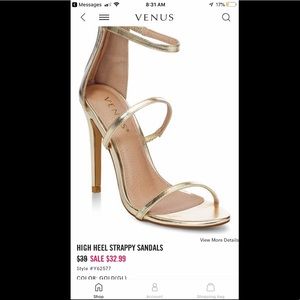 High Heel Strappy Sandal